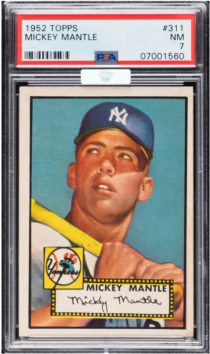 1952 Topps Mickey Mantle